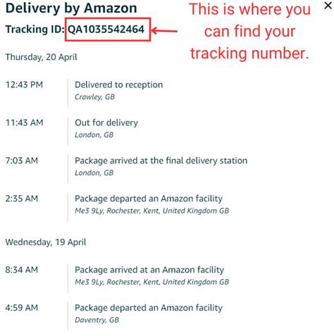 amazon tracking by number.